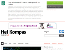 Tablet Screenshot of hetkompassliedrecht.nl
